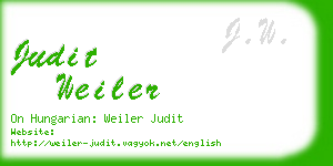 judit weiler business card